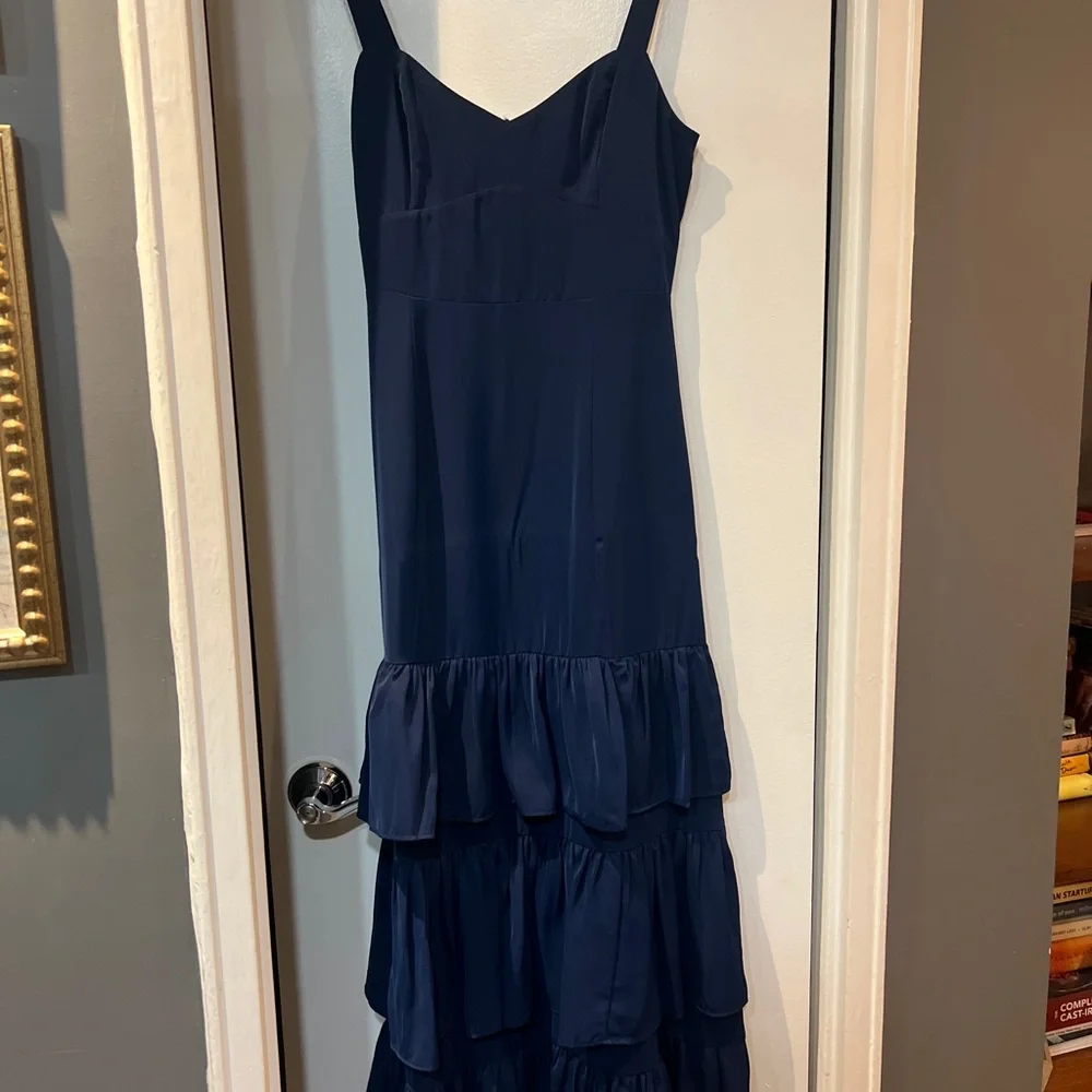 ABERCROMBIE Ruffle Tiered Maxi Dress